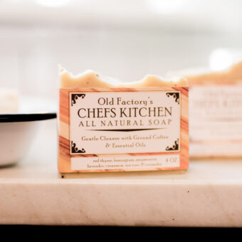 Handmade Chef Bar Soap for Dishes Kitchens Old Factory