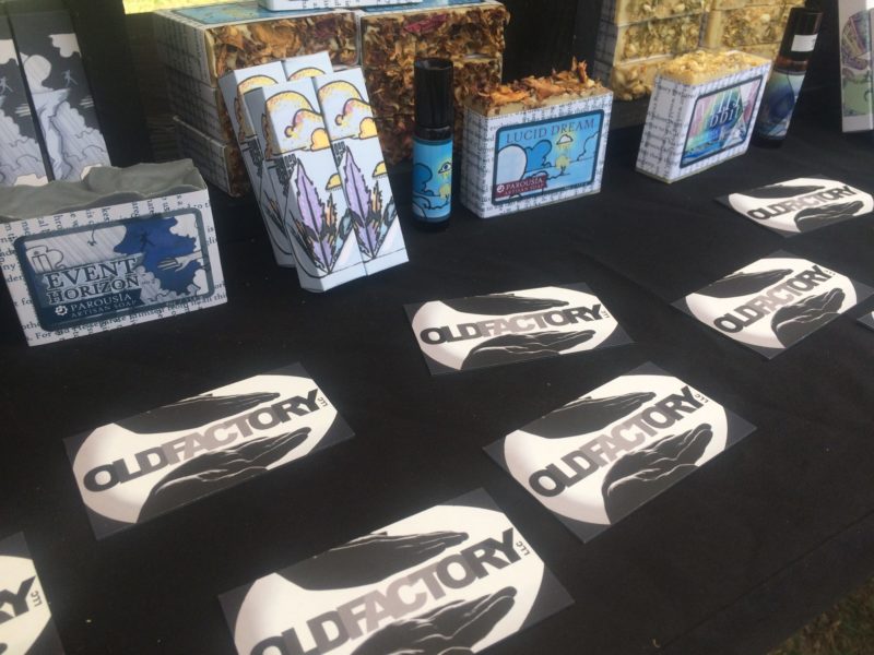 Old Factory Soap Display at Founders Day Dripping Springs Texas