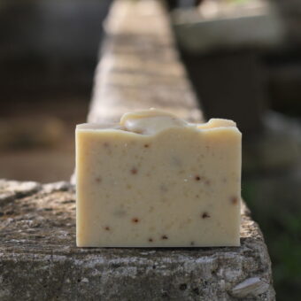 Herb & Soil Shampoo Bar is the perfect blend of patchouli, tobacco, and juniper in our goats milk soap recipe.