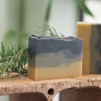 Shampoo Bar Rosemary Patchouli with Fullers Clay by Old Factory Soap