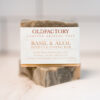 Basil and Aloe Scrub Limited Edition Bar Soap old factory