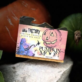 Limited Edition Pumpkin Moon Soap by Old Factory Soap