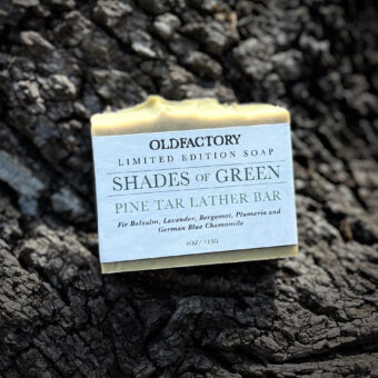 LIMITED EDITION - Shades of Green Pine Tar Soap