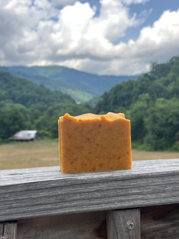 Summer Breeze Basil Soap lemon, grapefruit, vetiver, basil limited edition soap handmade by old factory soap hot springs north carolina