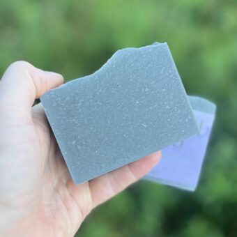 Charcoal Sage Grapefruit Eucalyptus Limited Edition organic soap handmade in hot springs north carolina