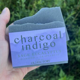 Charcoal Sage Grapefruit Eucalyptus Limited Edition organic soap handmade in hot springs north carolina