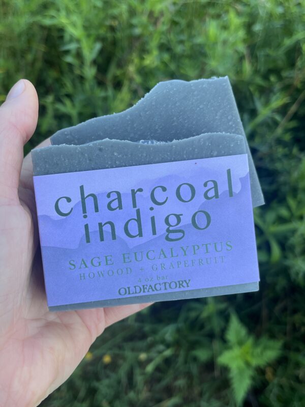 Charcoal Sage Grapefruit Eucalyptus Limited Edition organic soap handmade in hot springs north carolina
