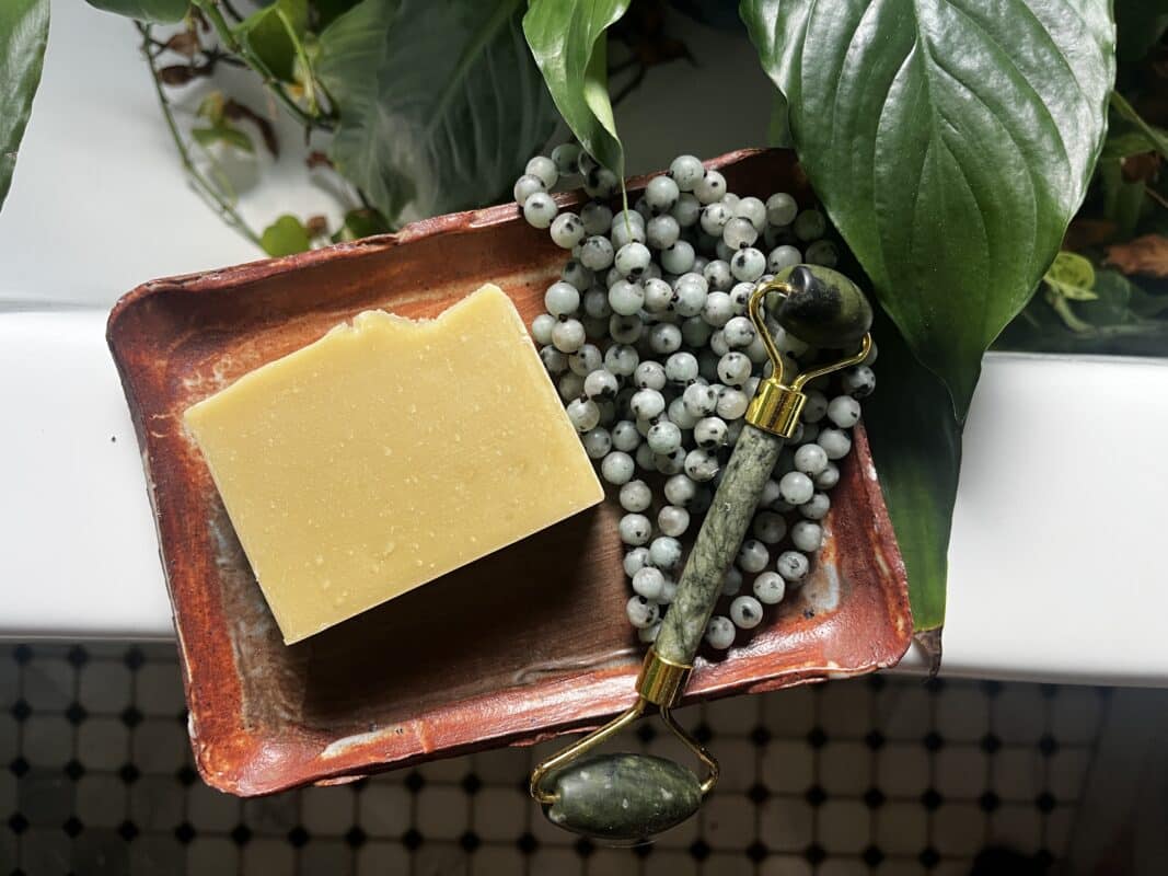 Organic shampoo bar old factory soap hot springs north carolina featuring organic avocado oil and organic castor oil